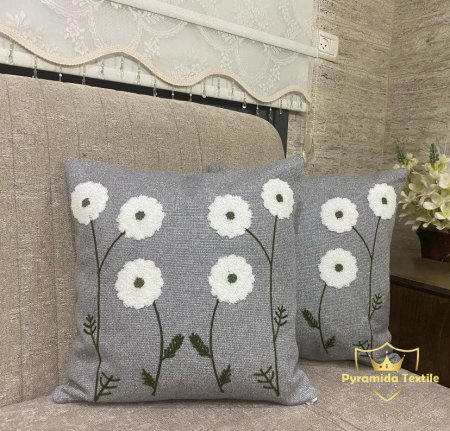 وردة عروق رمادي وابيض